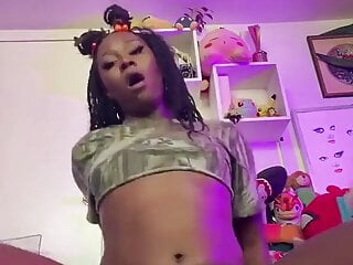 (Of) Vnll Ebony Rides Huge Dildos Then Huge Self Facial free video