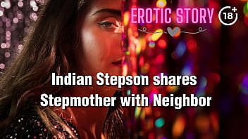 Indian Stepson Shares Stepmother With Neighbor free video